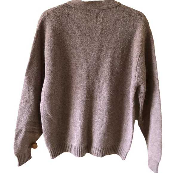 Jantzen Brown Men's Cardigan Sweater - Picture 4 of 4